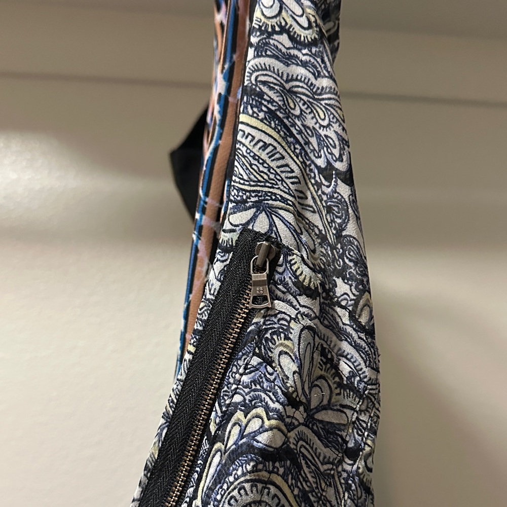 BCBGMaxAzria Multicolor Patterned Bomber Jacket - Picture 3 of 5